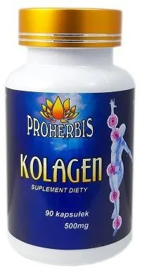 Пищевая добавка Proherbis Рыбий Коллаген 90 500 мг капсул Здоровые суставы (5902687152902)