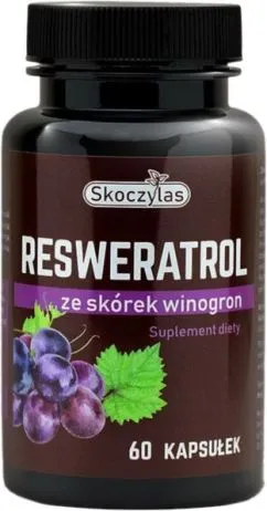 Харчова добавка Skoczylas Resveratrol 60 капсул Антиоксидант (5903631208041)