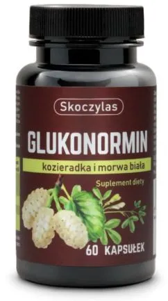 Пищевая добавка Skoczylas Glukonormin Белая шелковица 60 капсул (5903631208225)