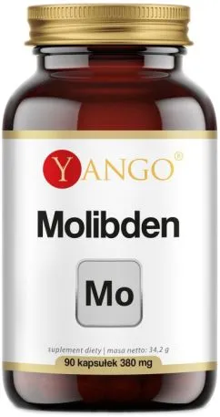 Пищевая добавка капсул Yango Molybdenum Mo 90 (5904194060398)