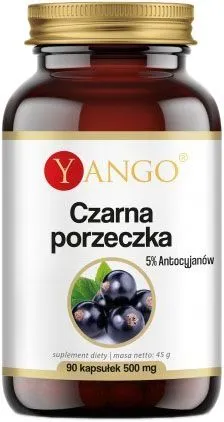 Пищевая добавка Yango Черная смородина 90 капсул с витамином С (5904194060879)