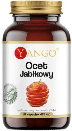 Пищевая добавка Yango Яблочный уксус 475 мг 90 капсул для похудения (5905279845077)