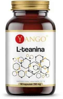 Пищевая добавка Yango L-Theanine 290 мг 90 капсул Ускопая (5905279845466)