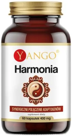 Пищевая добавка Yango Harmonia 400 мг 60 капсул Концентрация памяти (5905279845756)