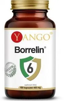 Харчова добавка Yango Borrelin 100 капсул Підтримує імунітет організму (5905279845800)