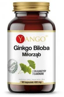 Пищевая добавка Yango Ginkgo Biloba 310 мг 90 капсул японского гинкго (5905279845985)