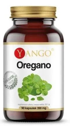 Харчова добавка Yango Oregano 90 капсул для імунітету (5907483417835)