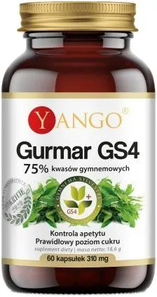Пищевая добавка Yango Gurmar Gs4 310 мг 60 капсул для похудения (5907483417972)
