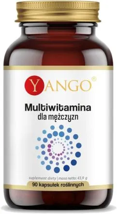 Пищевая добавка Yango Мультивитамины для мужчин 90 капсул (5904194062859)