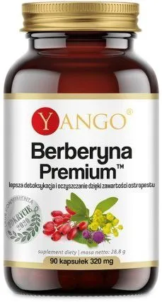 Пищевая добавка Yango Berberine Premium 90 капсул Контроль цукор а (5907483417811)