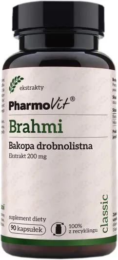 Пищевая добавка Pharmovit Брахми Экстракт 90 капсул (5902811231039)