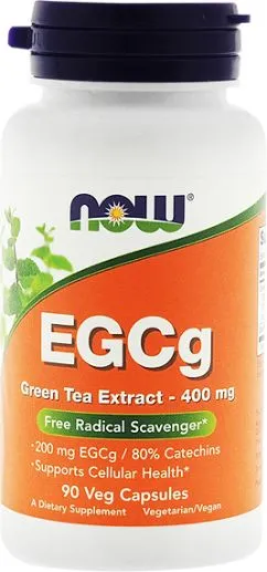 Харчова добавка Now Foods EGCg Екстракт Зеленого чаю 90 к (733739047045)