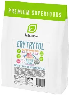 Натуральный цукор озаменитель Intenson Erytrytol 1000 г (5902150280170)