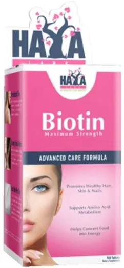 Вітамінно-мінеральний комплекс Haya Labs Biotin Maximum Strength 10.000 mcg 100 таблеток (854822007866)