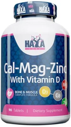 Вітамінно-мінеральний комплекс Haya Labs Calcium Magnesium and Zinc with Vitamin D