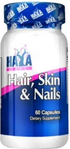 Витаминно-минеральный комплекс Haya Labs Hair Skin and Nails 60 капсул (853809007813)