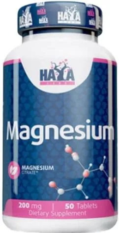 Мінерали Haya Labs Magnesium Citrate 200 мг 50 таблеток (858047007014)