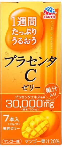 Питьевая плацента Earth Placenta C Jelly Mango в форме желе со вкусом манго 70 г (4901080661111)