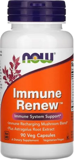 Натуральна домішка Now Immune Renew 90 капсул (733739030559)
