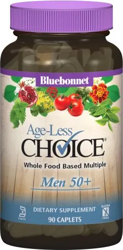 Мультивітаміни Bluebonnet Nutrition Age-Less Choice Men 50+ 90 капсул (743715001664)