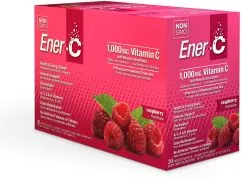 Витамины Ener-C Vitamin C 1000 мг малина 30 пакетиков (873024001021)