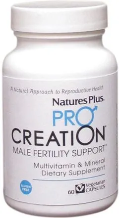 Мультивитамины Nature's Plus ProCreation Male Fertility Support 60 гелевых капсул (97467487260)