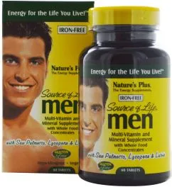 Мультивитамины Nature's Plus Source of Life Men 60 таблеток (97467030930)