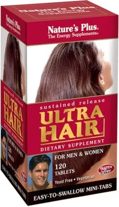 Натуральная добавка Natures Plus Ultra Hair 120 таблеток (97467048430)