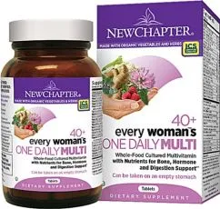 Мультивітаміни New Chapter Every Woman's Щоденні мультивітаміни для жінок 40 + 48 таблеток (727783003669)