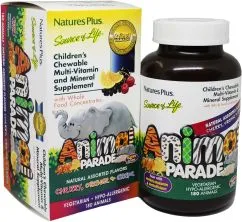 Вітаміни Natures Plus Animal Parade мультивітаміни асорті 180 жувальних таблеток (97467299825)