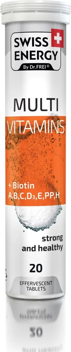 Витамины шипучие Alpex Pharma Multivitamins + Biotin №20 (7640162323017)