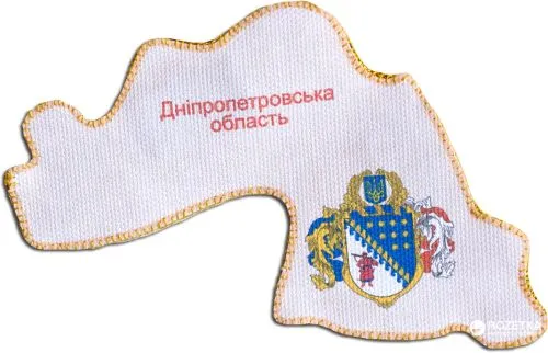 Набір для вишивання бісером Абрис Арт Магніт Мапа України Дніпропетровська область (AMK-004) - фото №2