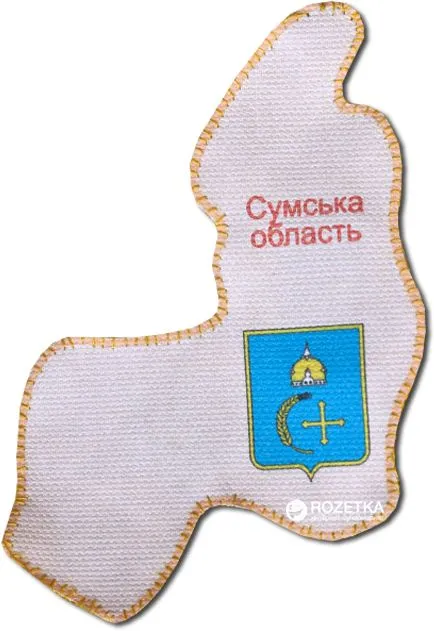 Набір для вишивання бісером Абрис Арт Магніт Мапа України Сумська область (AMK-018) - фото №2
