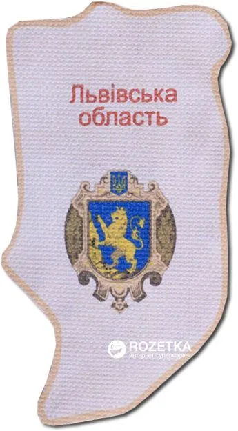 Набір для вишивання бісером Абрис Арт Магніт Мапа України Львівська область (AMK-013) - фото №2