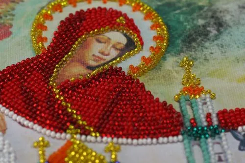 Набір для вишивання бісером Абрис Арт на натуральному художньому полотні Світле свято Покрова (AB-569) - фото №2