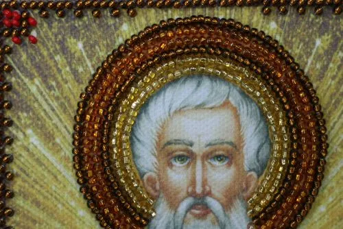 Набір для вишивання бісером Абрис Арт на натуральному художньому полотні Святий Мирон (AAM-139) - фото №2