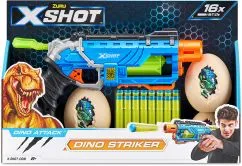Скорострільний бластер Zuru X-Shot Dino Striker New 2 середні яйця, 2 маленькі яйця, 16 патронів (193052040435)