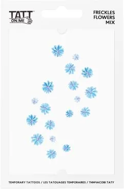 Тимчасові татуювання TATTon.me Freckles flowers Mix (TMF_flowers)