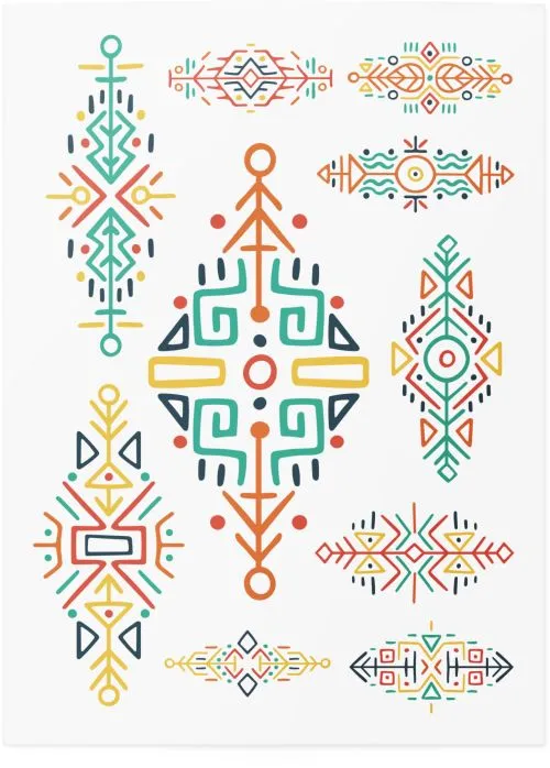 Тимчасові тату TATTon.me Aztec Art Mix (TMAztecArt) - фото №3