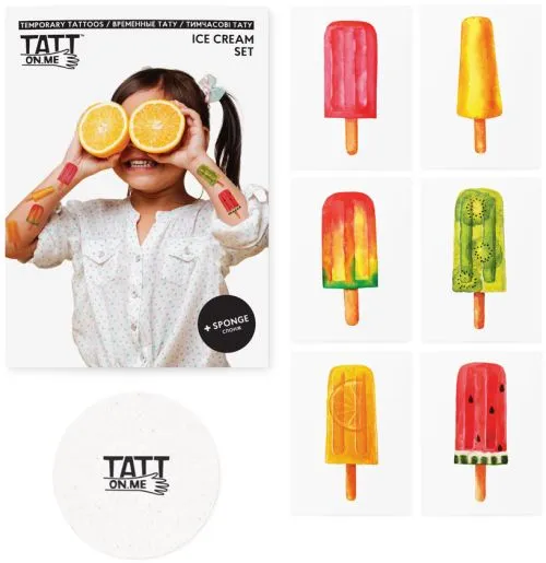 Тимчасові тату TATTon.me Ice Cream Set (TSIcecream) - фото №4