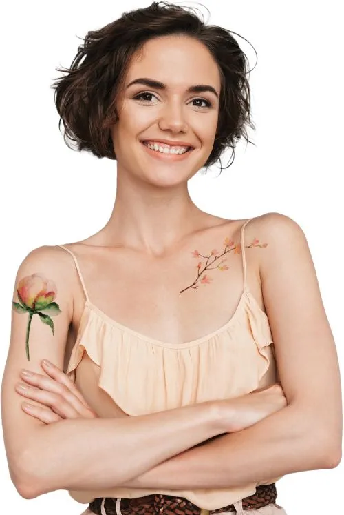 Тимчасові тату TATTon.me Rose Spring Set (TSRoseSpring) - фото №5