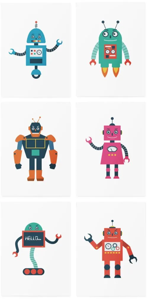 Тимчасові тату TATTon.me Robots Set (TSRobots) - фото №3