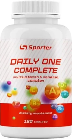 Витаминно-минеральный комплекс Sporter Daily One Complete 120 таблеток (4820249721667)