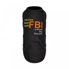 Pet Fashion FBI Борцовка для собак черная L