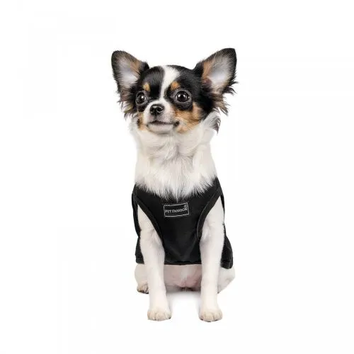 Борцовка Pet Fashion «FBI» для собак, размер M2, черная - фото №3