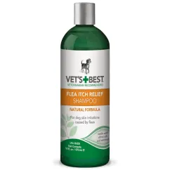 Шампунь Vet's Best Flea Itch Relief Shampoo заспокійливий при укусах бліх - 0.470 л (vb10039)