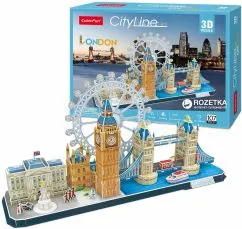 3D-пазл CubicFun City Line London (MC253h) (6944588202538)