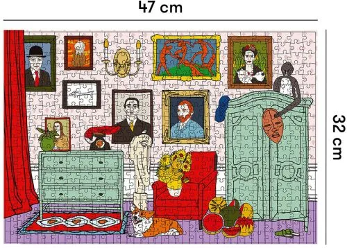 Пазл Orner Кімната художників 500 елементів (orner-1361) - фото №4