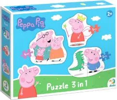 Пазл 3 в 1 DoDo Peppa Pig (4823115904898)