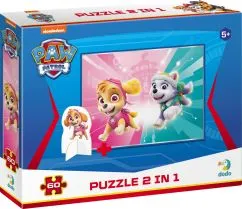 Пазл 2 в 1 DoDo Paw Patrol на 60 елементів з фігуркою (4823115905581)